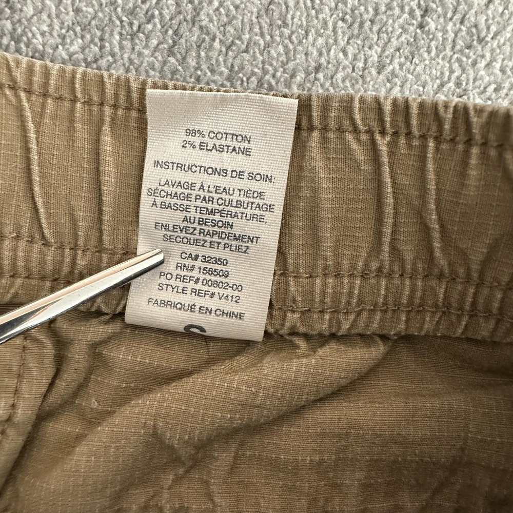 Vuori Pants Mens Small Khaki Jogger Stretch Travel Ripstop Climber Casual V412 - Picture 5 of 10